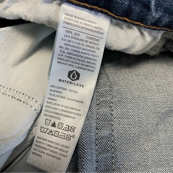 Levi Strauss Signature Denim Blue Jean Cut off Shorts Women’s 29 - Picture 9 of 11